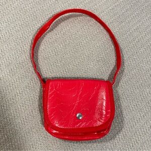 American Girl Molly’s Purse Red Vinyl Faux Leather Doll Bag